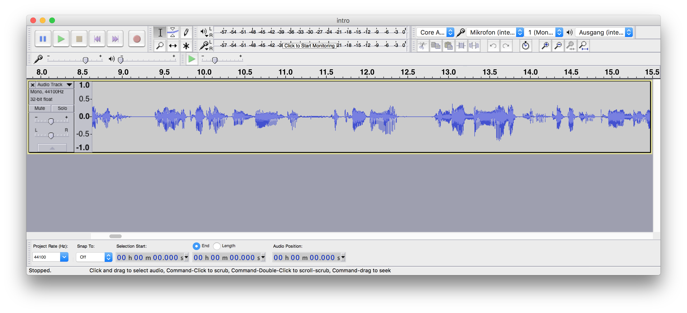 sound normalizer audaicty podcasting