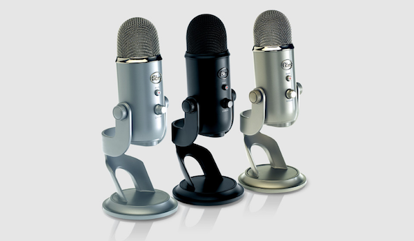The Blue Yeti range of microphones
