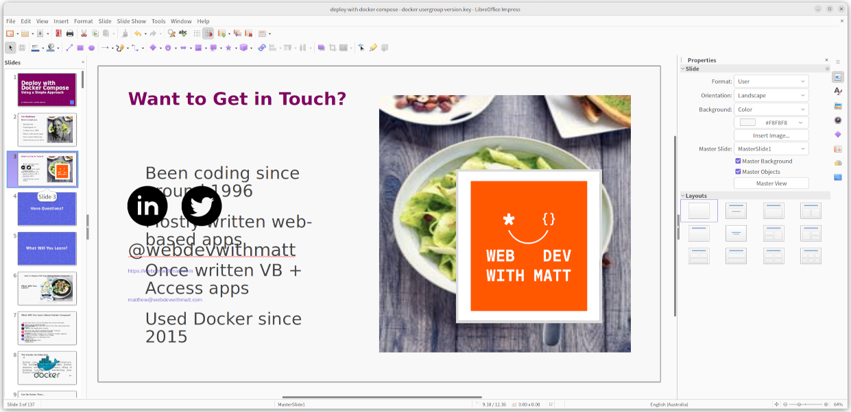Broken Keynote slide three in LibreOffice