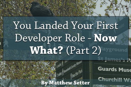 You Landed Your First Developer Role - Now What (Part Two)?